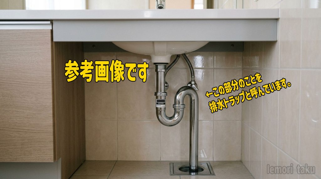 排水トラップとは?画像で説明。