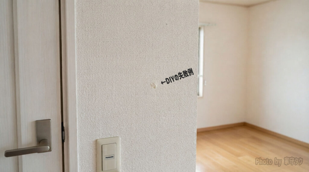 DIY補修の失敗例